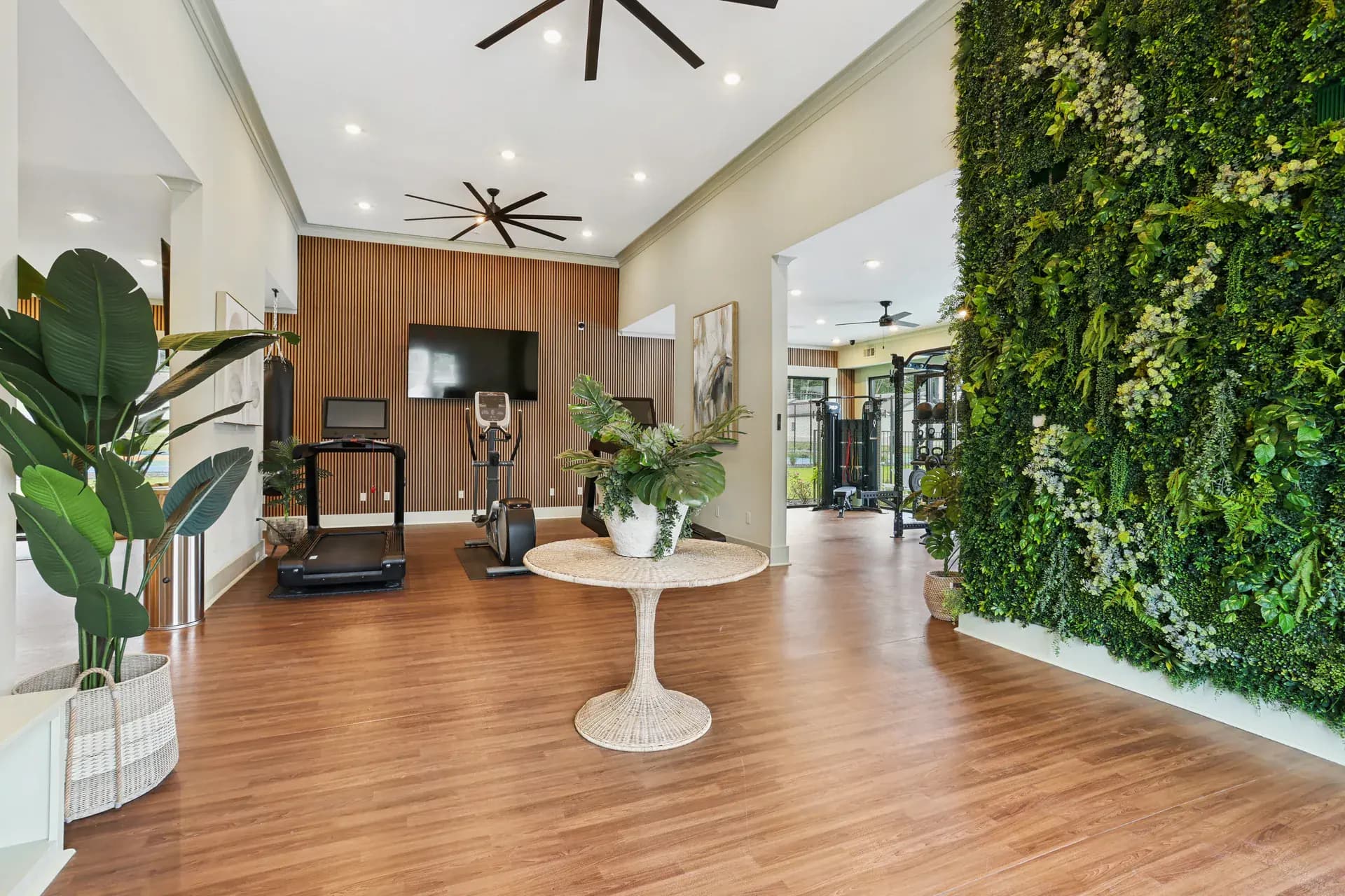 Wellness and fitness center at a Pointe Grand community