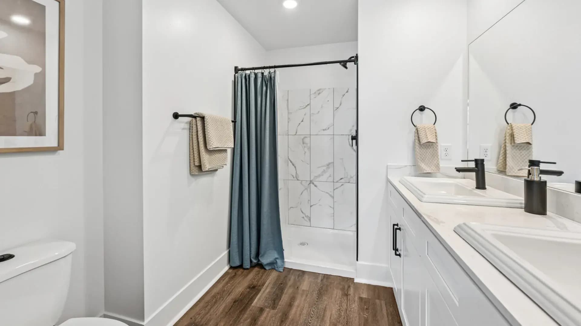 Bathroom in a Pointe Grand townhome home