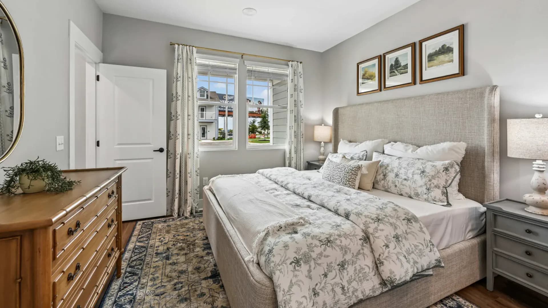 Bedroom in a Pointe Grand townhome home